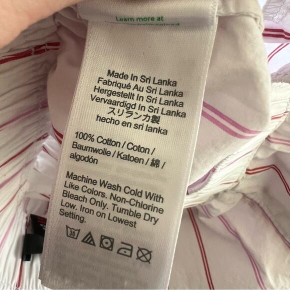 J.Crew Cotton Poplin Boxer Short In Candy Stripe - Picture 9 of 10